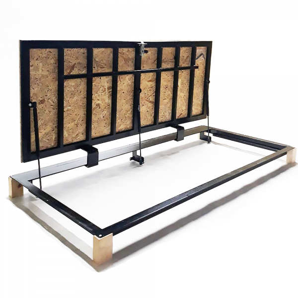Bodenluke schachtabdeckung - Zugangsplatte für Fliesenböden 80 cm x 190 cm 