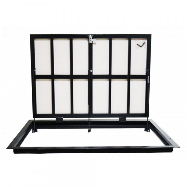 Bodenluke schachtabdeckung - Zugangsplatte für Fliesenböden 90 cm x 130 cm 