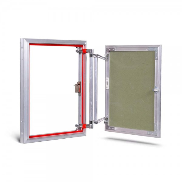 Aluminium-Inspektionstür 400 mm x 500 mm für Keramikfliesen