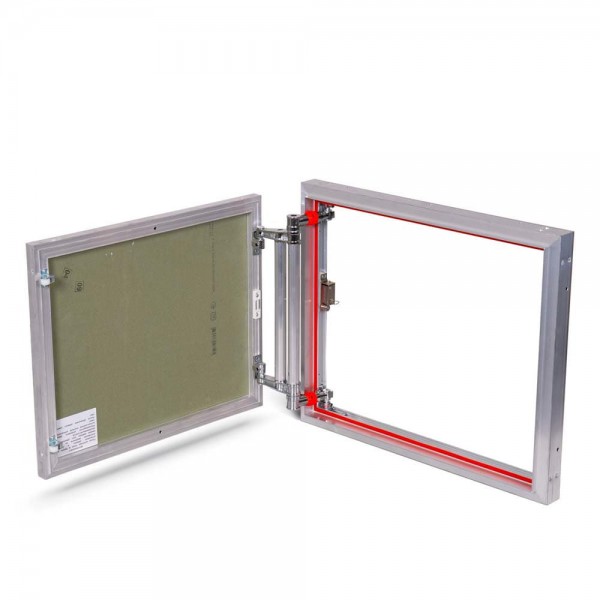 Aluminium-Inspektionstür 600mm x 500mm für Keramikfliesen