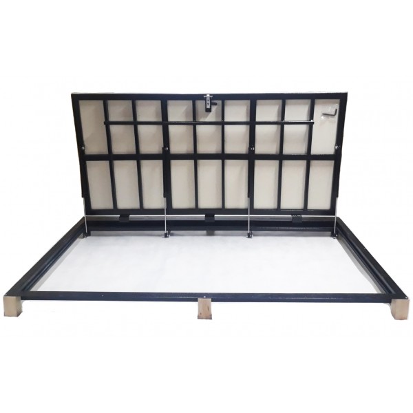 Bodenluke schachtabdeckung - Zugangsplatte für Fliesenböden 60 cm x 160 cm 