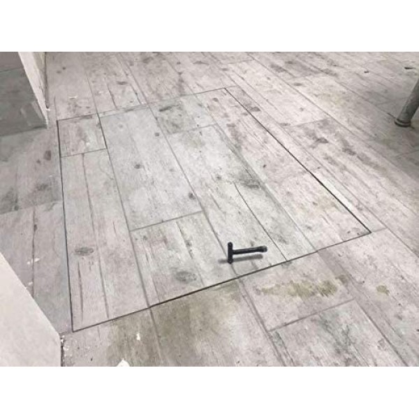Bodenluke schachtabdeckung - Zugangsplatte für Fliesenböden 90 cm x 180 cm H