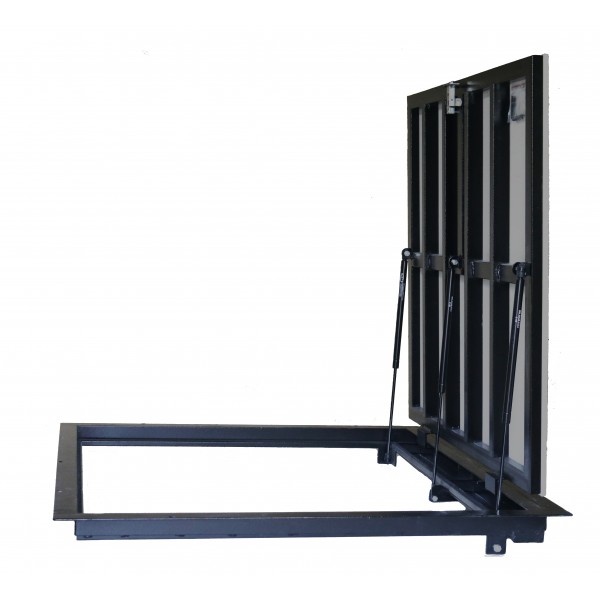 Bodenluke schachtabdeckung - Zugangsplatte für Fliesenböden 90 cm x 220 cm 
