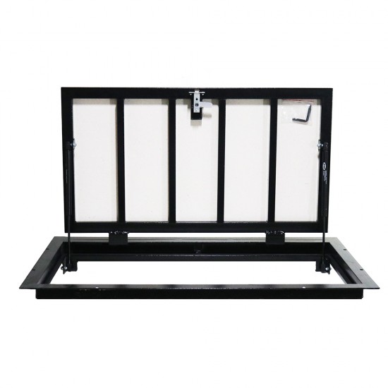 Bodenluke schachtabdeckung - Zugangsplatte für Fliesenböden 60 cm x 100 cm "H"