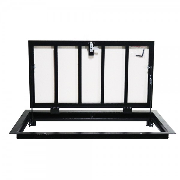Bodenluke schachtabdeckung - Zugangsplatte für Fliesenböden 60 cm x 100 cm H