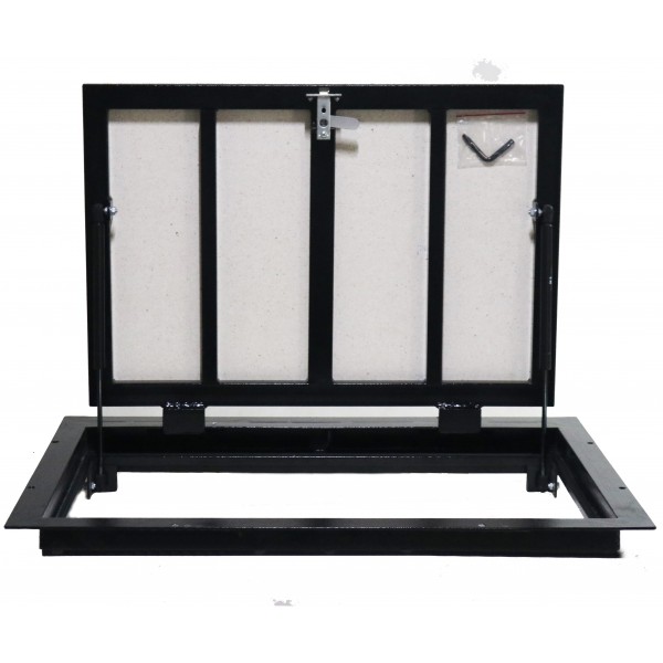 Bodenluke schachtabdeckung - Zugangsplatte für Fliesenböden 60 cm x 80 cm H