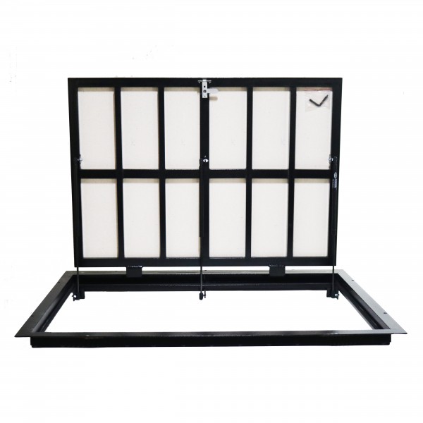 Bodenluke schachtabdeckung - Zugangsplatte für Fliesenböden 90 cm x 120 cm H