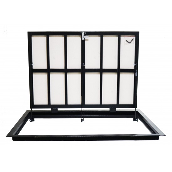 Bodenluke schachtabdeckung - Zugangsplatte für Fliesenböden 70 cm x 130 cm "H"