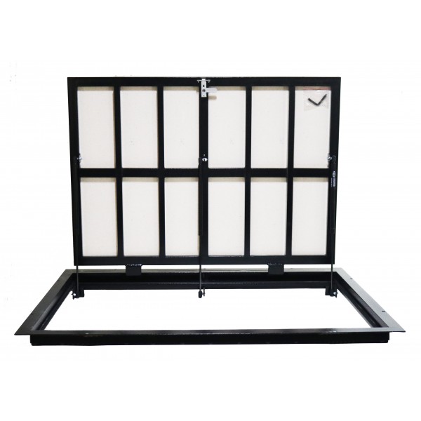 Bodenluke schachtabdeckung - Zugangsplatte für Fliesenböden 70 cm x 130 cm H