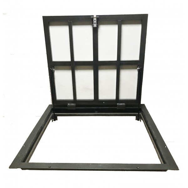 Bodenluke schachtabdeckung - Zugangsplatte für Fliesenböden 150 cm x 150 cm 