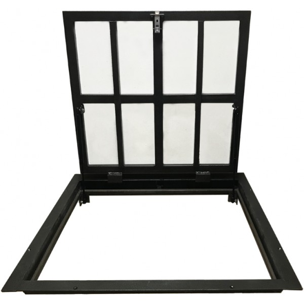 Bodenluke schachtabdeckung - Zugangsplatte für Fliesenböden 90 cm x 90 cm